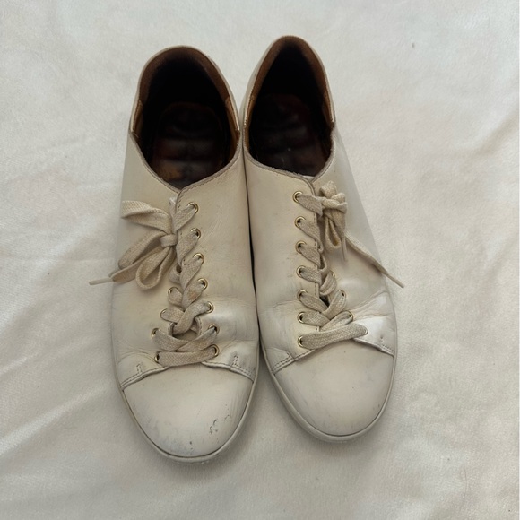 Sezane Cream Women's Jack Trainer Sneakers Size 41EU - Picture 6 of 14